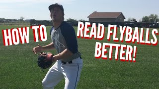 How to Read Flyballs Better  Baseball Outfield Drills [upl. by Ydnal457]