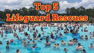 Top 5 Lifeguard Rescues [upl. by Oinota]