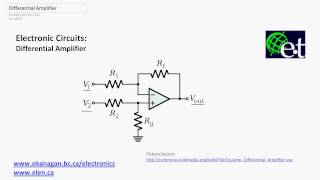 Operational Amplifiers  Differential Amplifiers [upl. by Chapell]