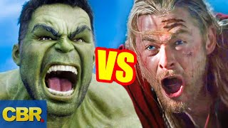 Hulk vs Thor Who Is the MCU’s Strongest Avenger [upl. by Trotter888]