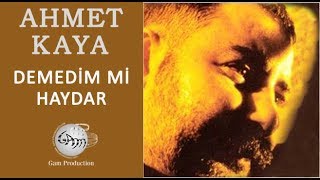 Demedim mi Haydar Ahmet Kaya [upl. by Aicatsan97]