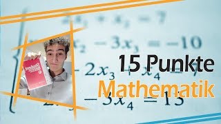 15 Punkte in Mathe Oberstufe  So gehts [upl. by Anastatius298]