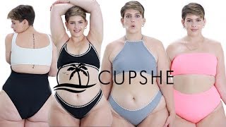 PLUS SIZE SWIM HAUL CUPSHE  Summer Confidence Pep Talk [upl. by Oirasor225]