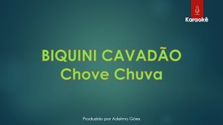 Biquini Cavadão Chove Chuva Karaokê [upl. by Idhem542]