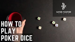 How To Play Poker Dice [upl. by Hesoj]