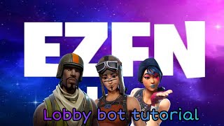 How to make a fortnite lobby bot with EZFNdev working 2021 [upl. by Imhsar766]