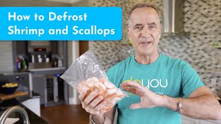 How to Defrost Shrimp and Scallops [upl. by Eicirtap336]