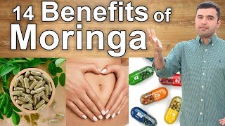 14 Moringa Health Benefits  Amazing Benefits of Moringa for Your Health [upl. by Eelarak]