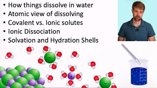 Aqueous Solutions Dissolving and Solvation [upl. by Cletis]