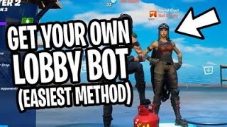 How To Get BOT LOBBY in Fortnite Chapter 4 Easiest Method [upl. by Kcirdec]