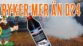 Rensar partikelfilter i Volvo V70 D5 2010 med Liqui Moly 4K [upl. by Ytrebil]