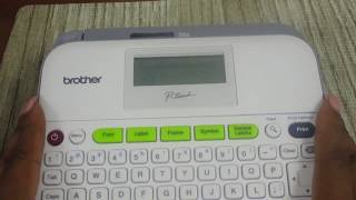 Label Maker UnBoxing Brother PTouch D400 [upl. by Lledualc]