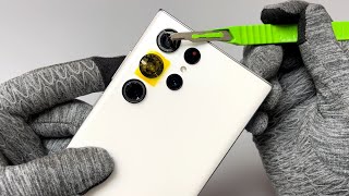 Galaxy S22 Ultra Camera Glass Replacement [upl. by Potash]