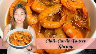 CHILIGARLIC BUTTER SHRIMP RECIPE  DampaRestaurant Style  Malinamnam Shrimp Sauce [upl. by Erwin41]