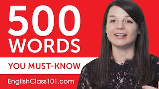 500 Words Every English Beginner Must Know [upl. by Cousins]