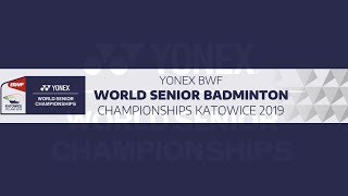 LIVE World Seniors Championships 2019  Finals  BWF 2019 [upl. by Tiff393]