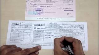 How to fill a DEPOSIT SLIP in English  Simplified [upl. by Monsour]