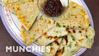 How To Make Scallion Pancakes [upl. by Bonne309]