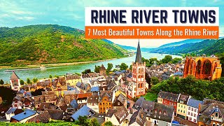 7 Most Beautiful Towns Along the Rhine River Neckar amp Moselle Rivers Flow into the Rhine to Visit [upl. by Haelak]