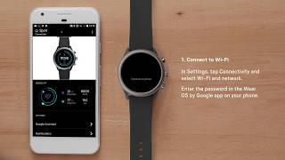 How To Set Up Your Fossil Sport Smartwatch [upl. by Imotas]