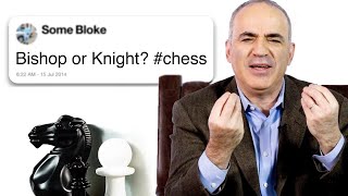 Garry Kasparov Answers Chess Questions From Twitter  Tech Support  WIRED [upl. by Airotal]