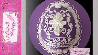 Easter Egg Cake Tutorial [upl. by Aryc368]