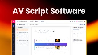 AV Script Software from StudioBinder [upl. by Ermin]