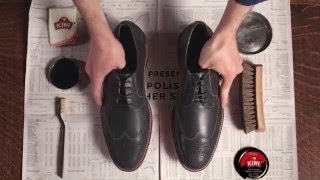 How to Polish Your Shoes  KIWI® Shoe Care [upl. by Yelsel]