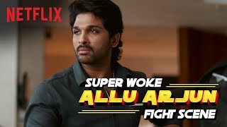 Allu Arjun Teaches A Lesson  Ala Vaikunthapurramloo  Netflix India [upl. by Ayek]