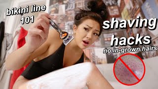 HOW TO SHAVE quotDOWN THEREquot my shaving routine [upl. by Yelloh]