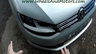 VW Sharan 7N  How to replace headlights clusters  whole units [upl. by Ck920]