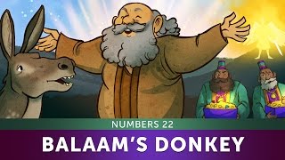 Balaam’s Donkey  Numbers 22 Sunday School Lesson and Bible Story for Kids HD Sharefaithkidscom [upl. by Ecirad]