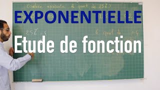 EXPONENTIELLE  Etude de fonction [upl. by Jacklin]