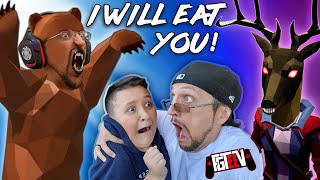 Hide amp Seek Savage BEAR Edition I WILL EAT YOU FGTeeV Boys Multiplayer Game [upl. by Ytinav]