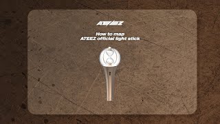 How to map ATEEZ official light stickLIGHTINY [upl. by Joappa272]