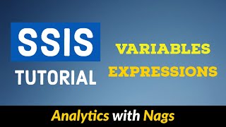 Variables and Expressions in SSIS Tutorial 1325 [upl. by Adnihc]