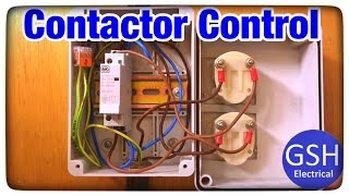 Single Phase Contactor  Connections Explained Application plus the Current in the Coil and Load [upl. by Yacov850]