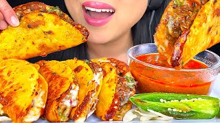 ASMR BIRRIA TACOS DIPPED in Consommé MUKBANG  DRINKING HORCHATA  Crunchy Eating Sounds  ASMR Phan [upl. by Eldon573]