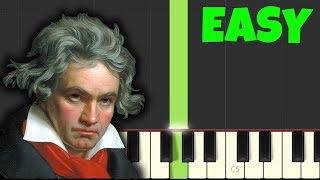 HOW TO PLAY Für Elise for Beginners Easy Piano Tutorial Synthesia [upl. by Harragan]