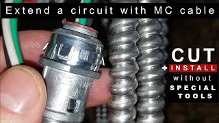 How to install strip and cut MC cable with no special tools [upl. by Dugas]