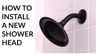 How to Install a New Shower Head  Delta Shower Head [upl. by Karrie]