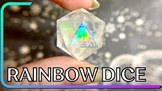 Making Prismatic Rainbow Dice [upl. by Aikkan]