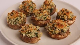 Breadcrumb Stuffed Mushrooms Recipe  Laura Vitale  Laura in the Kitchen Episode 330 [upl. by Aneelehs]