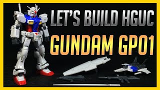 Lets Build HGUC Gundam GP01 [upl. by Ajim]