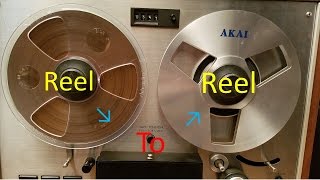 Part 2 How to Thread a Reel to Reel and play tape [upl. by Johnsten]