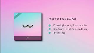 Free Pop Drum Sample Pack  AVA MUSIC GROUP [upl. by Hardy986]