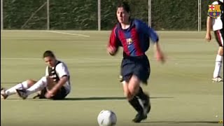 Lionel Messi ● Age 16 Rare Skills Goals amp Dribbles La Masia HD [upl. by Laforge]