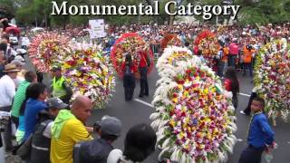 Medellin Colombia Flower Parade Desfile de Silleteros at the Feria de las Flores Flower Festival [upl. by Gregson]