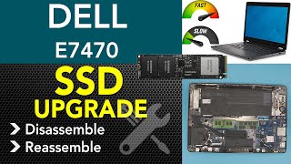 Dell Latitude E7470 SSD Upgrade Step By Step Guide [upl. by Eseryt]