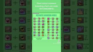 Plant island common breeding chart [upl. by Plantagenet]